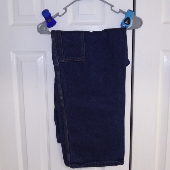 USA Works Five Brother Bootcut Blue Jeans 33 x 30 - Picture 6 of 10